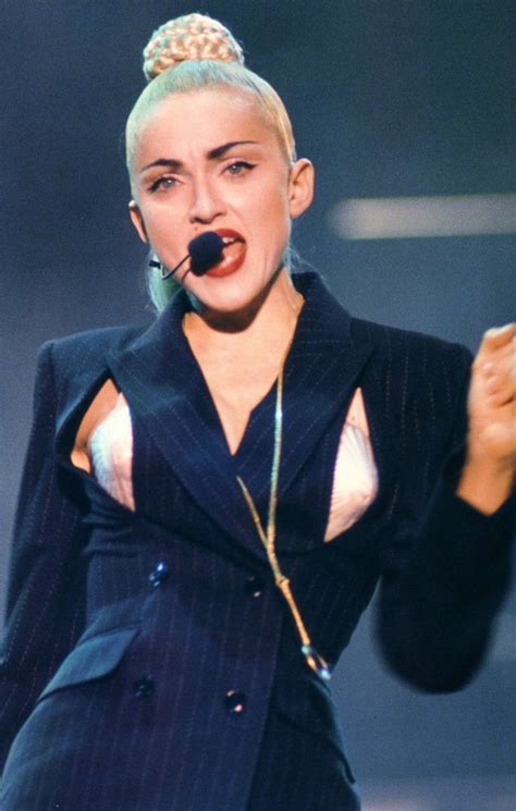 Madonna "Blond Ambition Tour" 1990. Dressed in Jean Paul Gaultier. Zippertravel | Madonna ...