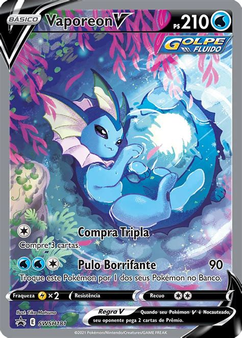 Vaporeon V Pokémon Myp Cards