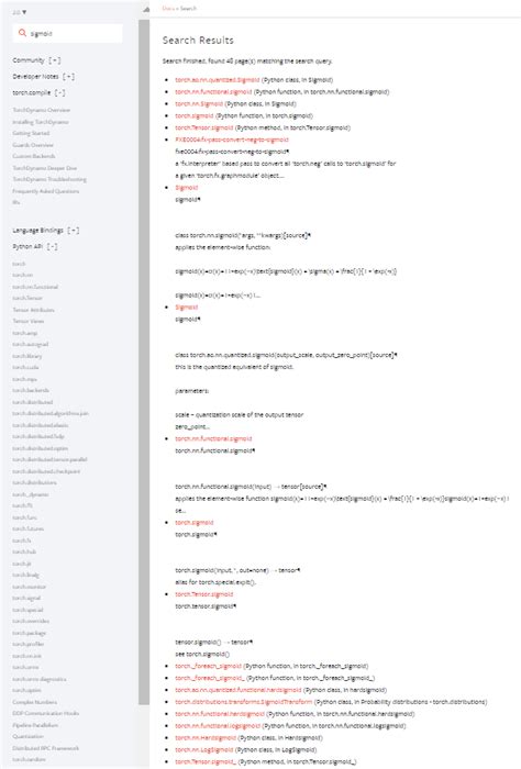 Docs Torch Sigmoid To Make Clear Equivalence Relations To Other