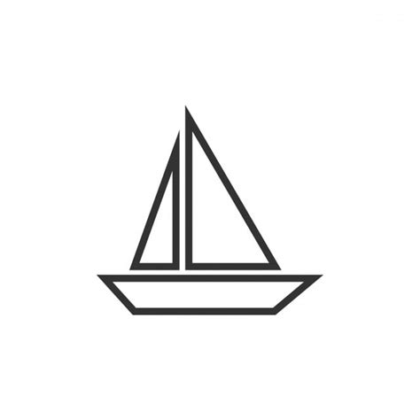 Sailboat Icon Design Template Vector Isolated Sailboat Sail Ship Png And Vector With