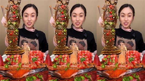 Mukbang Asmr Soy Sauce Various Shrimp Real Sounds Eating