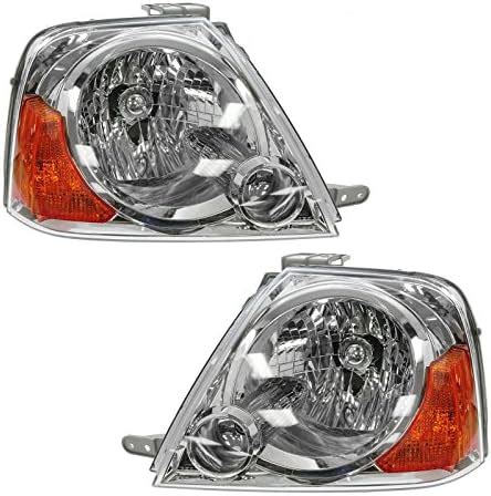 Amazon A Auto Headlights Headlamps Left Right Pair Set For