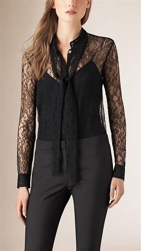 French Lace Shirt Burberry Shirt Women Lace Shirt Women Blouses Fashion