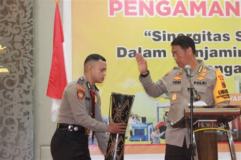 Menjelang Pemilu 2024 Dit Pamobvit Polda Papua Gelar Rapat Koordinasi