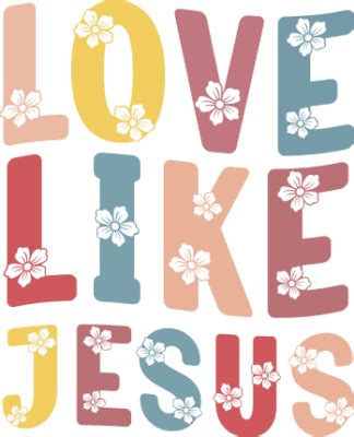 Love Like Jesus Religious Free Svg File For Members Svg Heart