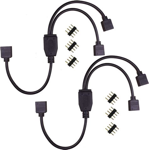 Amazon Rgbzone Pack Black Pins Led Splitter Cable Strip