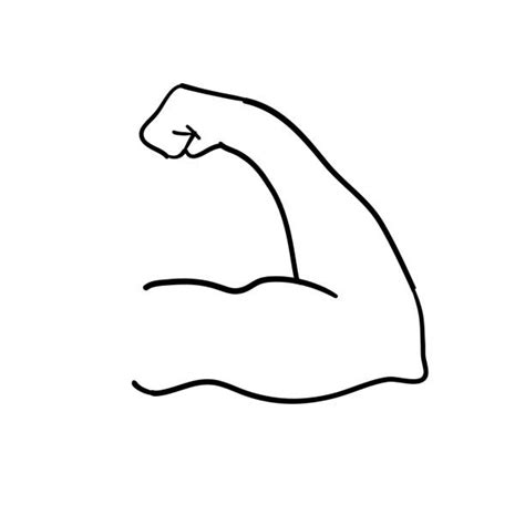 400 Flexing Bicep Drawing Stock Illustrations Royalty Free Vector