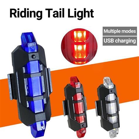 ไฟท้ายจักรยาน Mtb ไฟท้ายจักรยาน Led แบบชาร์จ Usb ไฟท้ายจักรยาน Shopee