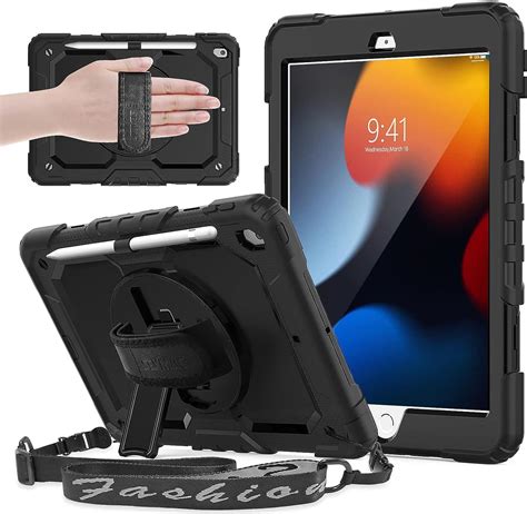 SEYMAC Coque pour iPad 9ème 8ème 7ème Génération 10 2 Pouces 2021 2020