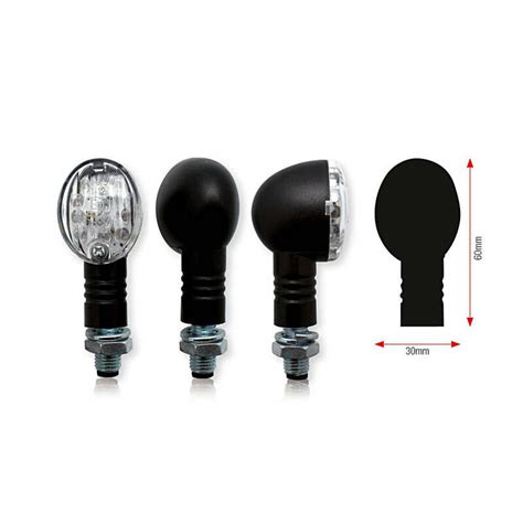 Clignotants Bihr Bullet Led Noir Universel