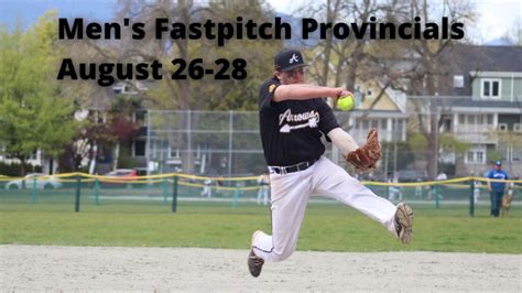 Men S Fastpitch Provincials Softball City