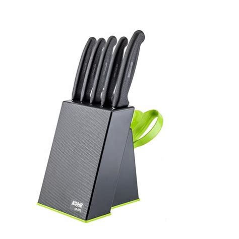 Buy KOHE 8 PCS Stainless Steel Kitchen Knife Set With Block Knife