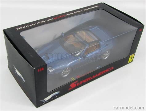 Mattel Hot Wheels J Echelle Ferrari Superamerica Spider Blue Met