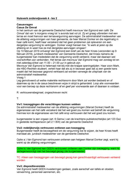 Opdrachten Week Les Zonder Antwoorden Huiswerk Onderwijsweek