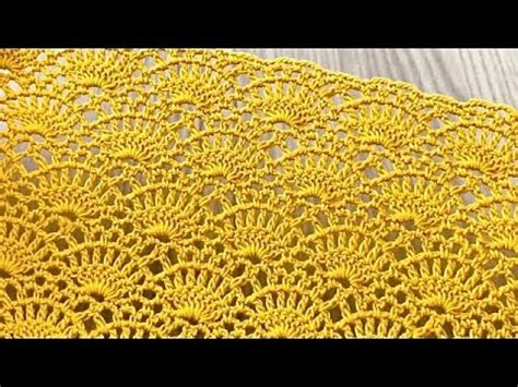 CROCHET VERY SIMPLE And STYLISH Lace Blouse Tunic Shawl Runner