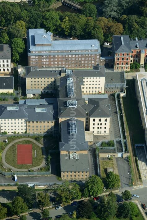 Luftbild Chemnitz Gelände der Justizvollzugsanstalt JVA Chemnitz