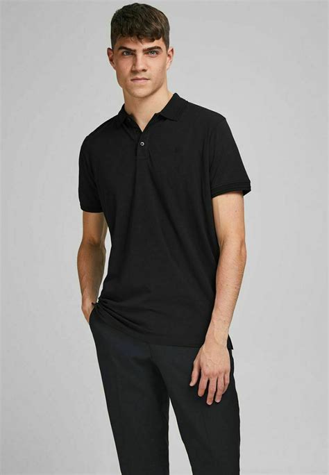 Jack And Jones Premium Polo Shirt Black Zalando Ie