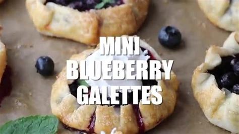 These Mini Blueberry Galettes Are Perfect For A Quick Dessert They Re