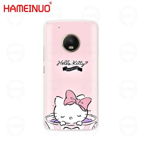 Hameinuo Fashionable Hello Kitty Case Phone Cover For Motorola Moto X4