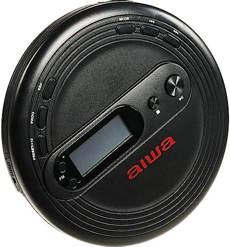 Aiwa Reproductor de CD MP3 portátil personal con sintonizador FM 10