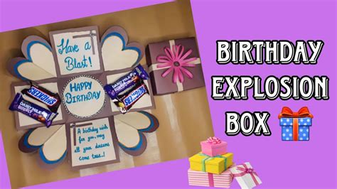 Explosion Box For Beginners How To Make Explosion Box For Birthday