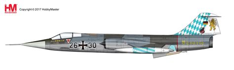 HA1033 Hobbymaster Lockheed F 104G Starfighter Bavaria Luftwaffe