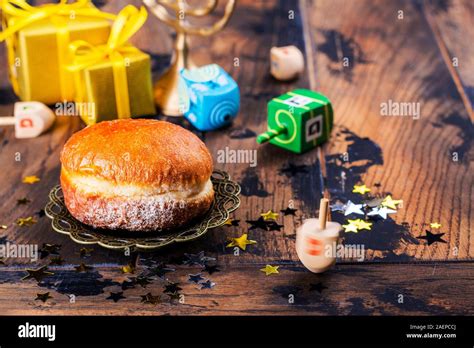 Happy Chanukah Background Stock Photo Alamy