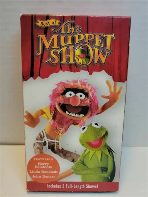 VHS THE MUPPET Show 2000 Belafonte Linda Ronstadt John Denver TimeLife ...