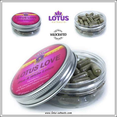 Lotus Love Blue Lotus And White Lotus Extract Capsules Lotus Extracts