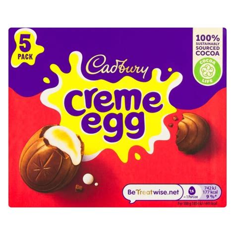 Cadbury Crème Egg 5 X 197g Pnp