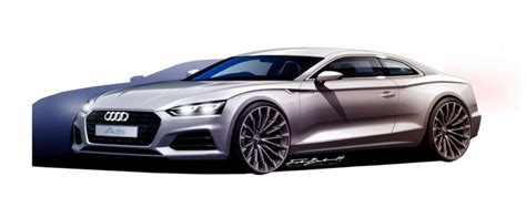 Audi A5 Coupé Design Sketches Car Body Design