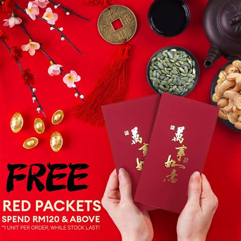 CNY 2024 Nutty Lover Premium Ang Pao Red Packet 5 Pcs Chinese New