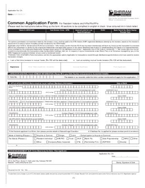 Fillable Online Statement Of Additional Information Amfi Fax Email