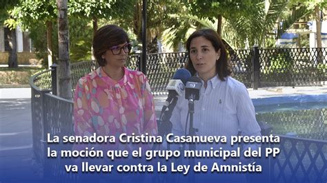 La Senadora Cristina Casanueva Presenta La Moci N Que El Grupo