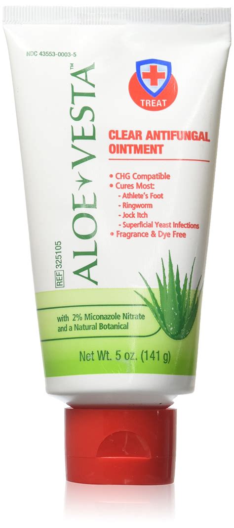 Aloe Vesta Clear Antifungal Ointment 5 Oz Tube