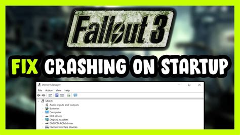 How To FIX Fallout 3 Crashing On Startup YouTube