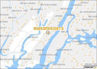 Hudson Heights (United States - USA) map - nona.net