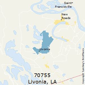 livonia zip  la