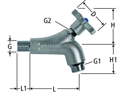 Gartenventil Mit Metall Handrad 1 2 Fischer Cie AG