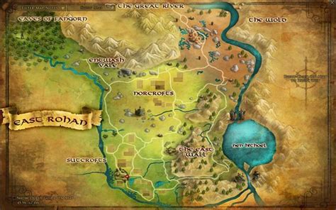 Lotro Map Of The Foundations Of Stone Middle Earth Map Map Fantasy Map