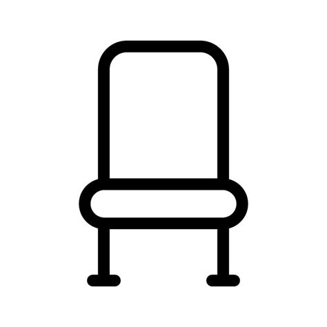 Chair Icon Vector Symbol Design Illustration 26631214 Vector Art At