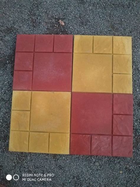 Soluble Salt Polished Vitrified Square Parking Tile X Feet X Cm