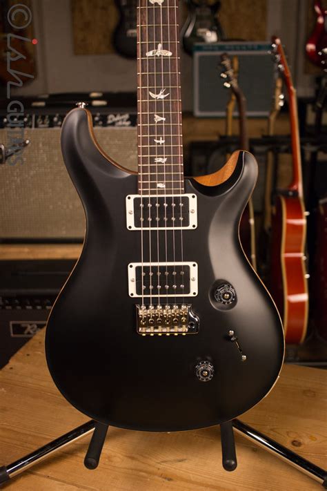 PRS Custom 24 Custom Color Matte Black Natural Back – Ish Guitars