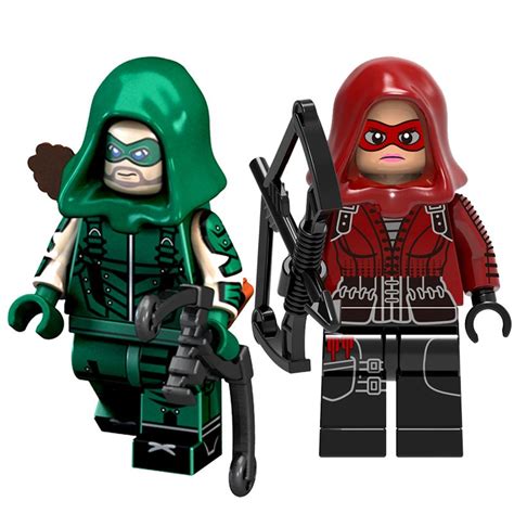 Arrow Red Arrow Minifigures Lego Compatible Dc Super Heroes Sets