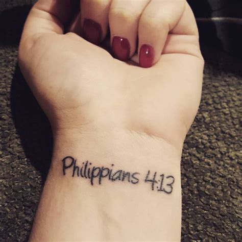 Meaningful Bible Verse Tattoos On Wrist MobilityLasi