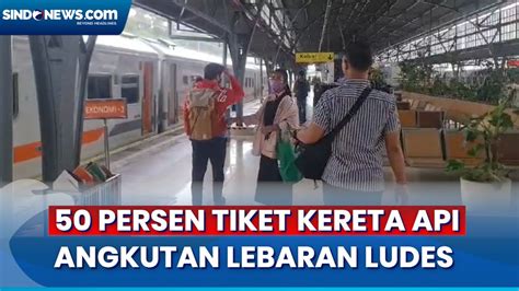 PT KAI Daop 1 Jakarta Sebut 50 Persen Tiket Kereta Api Angkutan Lebaran