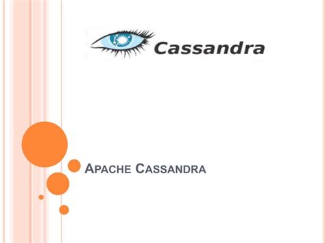 Apache Cassandra Introduction Ppt