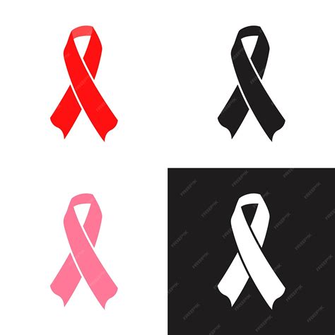 Cancer Awareness Ribbons Vector