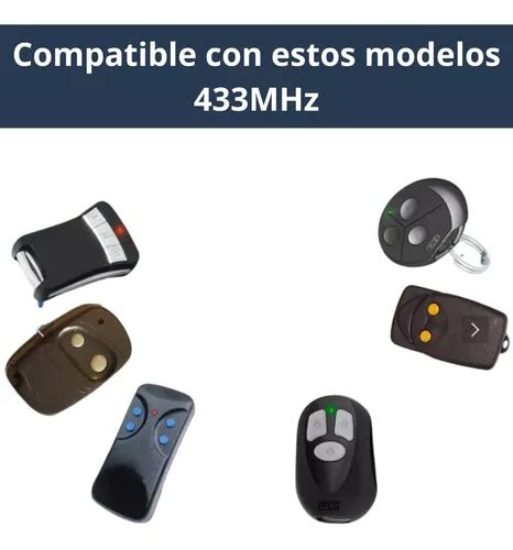 X Control Remoto Compacto Copiador Porton Automatico Mhz En Venta