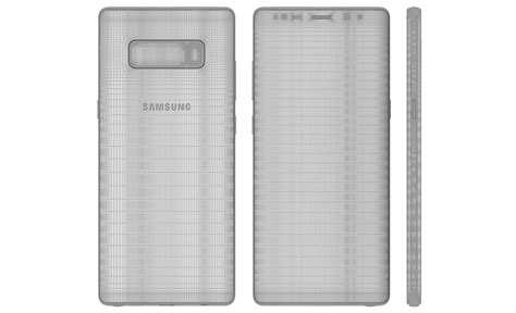 Samsung Galaxy Note 8 Gris Orquídea Modelo 3D 39 max obj wrl ma